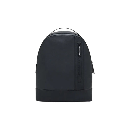 Armani Exchange Sac à dos noir pour homme en polyester, au design minimaliste et élégant, avec fermeture éclair verticale.
