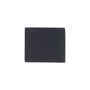 Armani Exchange men black wallet made of polyester with textured surface and subtle stitching along the edges