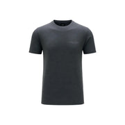 Gris foncé Armani Exchange T-shirt homme en coton à col rond avec logo brodé discret sur la poitrine