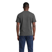 Armani Exchange T-shirt en coton gris pour homme, avec un motif à manches courtes et col rond gris foncé
