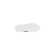 Semelle en caoutchouc blanc à texture subtile et petite étiquette rectangulaire sur armani exchange Mocassins en cuir bleu pour homme, pointure 45
