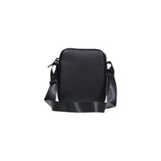 Armani Exchange Sac bandoulière homme noir en polyester texturé au design minimaliste et doté d'une bandoulière ajustable.