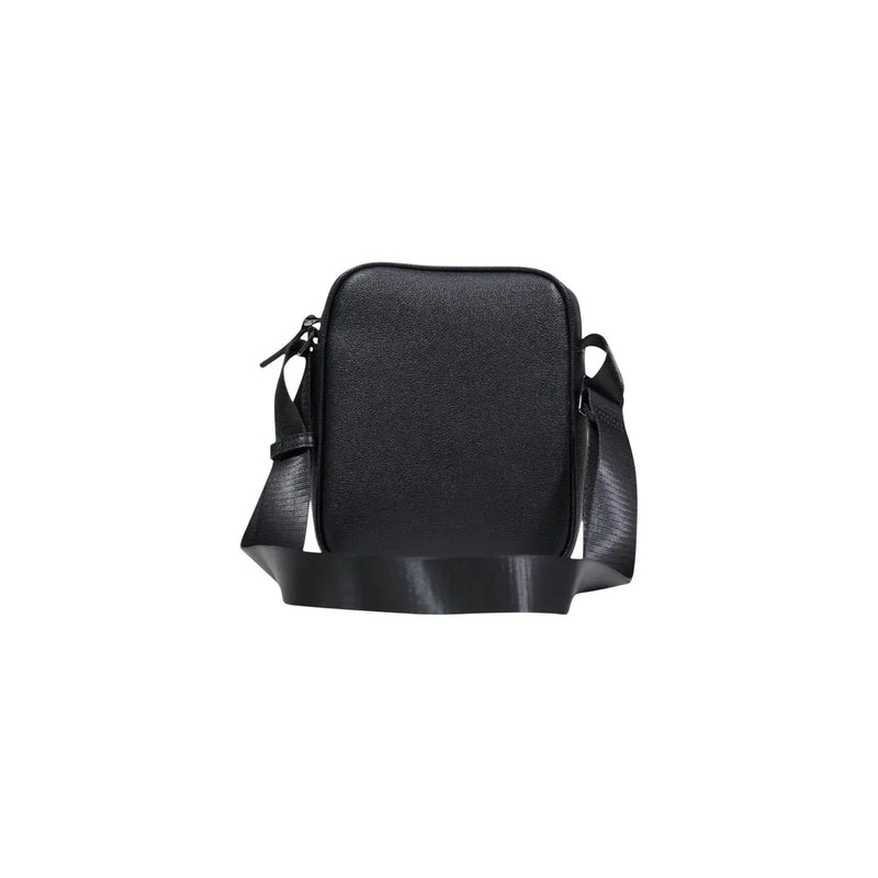 Armani Exchange Sac bandoulière homme noir en polyester texturé au design minimaliste et doté d'une bandoulière ajustable.