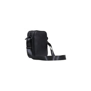 Armani Exchange Sac bandoulière homme en cuir noir texturé, au design minimaliste et élégant, avec bandoulière ajustable.