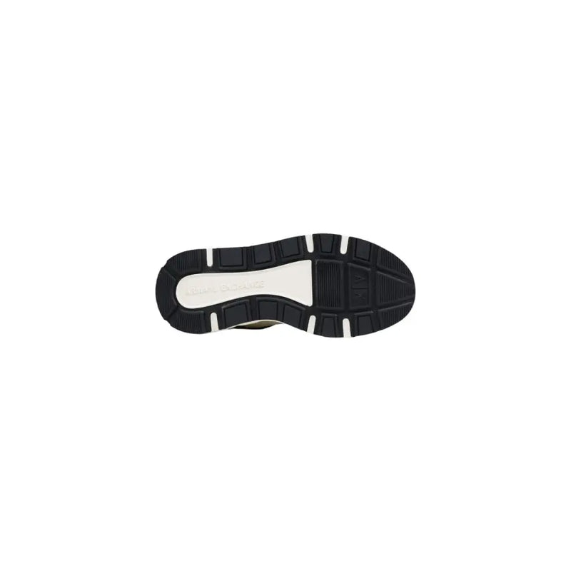 Semelle extérieure en caoutchouc noir avec semelle intermédiaire blanche et logo Keds. Armani Exchange Baskets pour hommes vertes à lacets en polyester