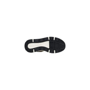 Black rubber sole with white midsole and Keds branding on Armani Exchange men sneakers green lace up polyester