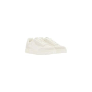 Armani exchange baskets basses blanches à lacets pour hommestop avec un design minimaliste épuré et en polyuréthane