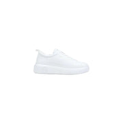 Armani Exchange baskets basses en cuir blanc pour hommestop avec une semelle épaisse et un design minimaliste et sportif à enfiler