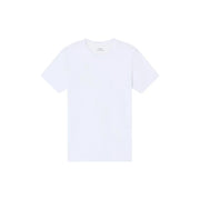 Armani Exchange men white cotton t-shirt with a crew neck and short sleeves featuring an a slash x logo embroidery