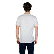 Armani Exchange hommes t-shirt Coton blanc, col rond classique et manches courtes pour une tenue décontractée
