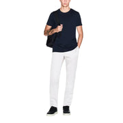 Armani Exchange T-shirt homme bleu marine à manches courtes en coton et col rond t-shirt pour les vêtements décontractés