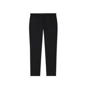 Noir Armani Exchange Pantalon pour homme à la coupe ajustée, à la jambe droite élégante et aux détails de couture discrets.