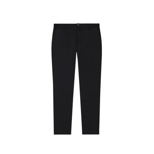 Noir Armani Exchange Pantalon pour homme à la coupe ajustée, à la jambe droite élégante et aux détails de couture discrets.
