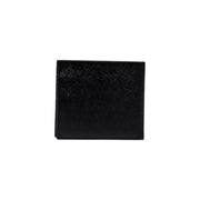 Armani Exchange Portefeuille pour homme en cuir noir texturé avec une surface légèrement granuleuse pour une utilisation quotidienne élégante