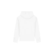 Armani Exchange Sweat à capuche blanc en coton pour homme, vue de face, avec capuche et manches longues, idéal pour une tenue décontractée.