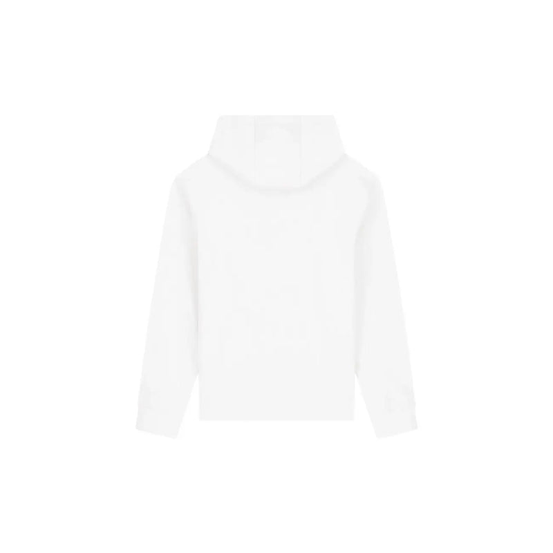 Armani Exchange Sweat à capuche blanc en coton pour homme, vue de face, avec capuche et manches longues, idéal pour une tenue décontractée.