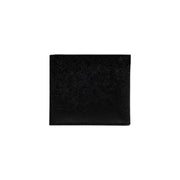 Black textured rectangular wallet from Armani Exchange Mens Fall Winter collection