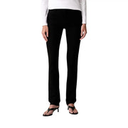 Armani Exchange Jean en denim noir pour femme, coupe droite et élégante, en mélange de coton.
