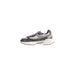 Athletic sneaker with gray and purple accents from Date Women Sneakers collection