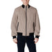 Beige Bomber Jacket displayed on a neutral background for a stylish casual look