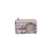 Beige City Scene Coin Purse featuring an elegant city landscape design