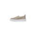 Beige leather loafers with white sole from Antony Morato for men