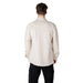 Beige long-sleeved shirt displayed as Beige Overshirt for Men in a stylish setting