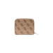 Beige patterned zip-around wallet from Guess with stylish design and secure closure
