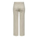 Beige straight-leg jeans from Womens Brown Long Sleeve Shirt with Beige Pants and Jeans