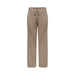 Beige drawstring sweatpants with straight legs and relaxed fit by Only Women Trousers