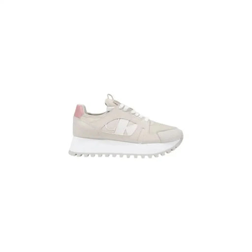 Beige and white sneaker from Calvin Klein Jeans Women’s Beige Sneakers collection