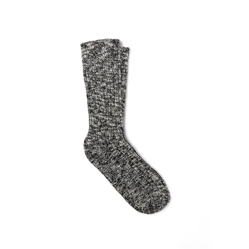 Birkenstock women’s gray marl cotton knit sock with chunky weave