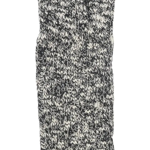 Birkenstock grey marl cotton scarf with marled knit texture