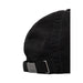 Black baseball cap with logo and striped lining for a stylish casual look