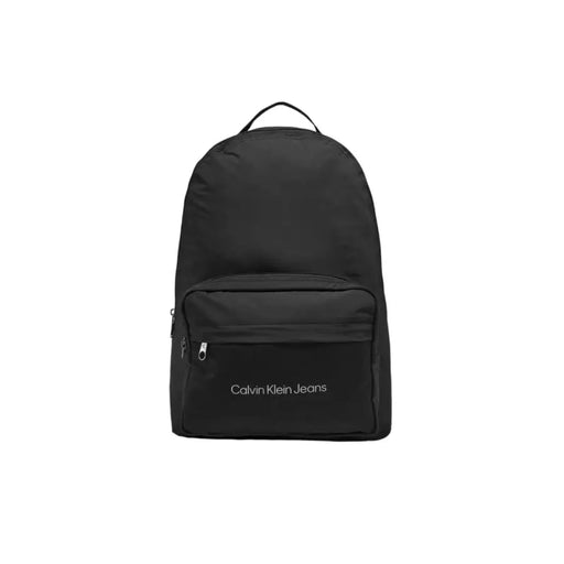 Black Calvin Klein backpack displayed in Calvin Klein Gray Backpack product image