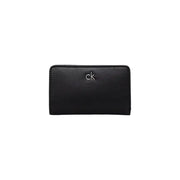 Black Calvin Klein leather open wallet displayed for stylish men’s accessory