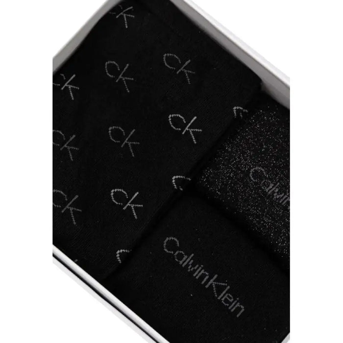 Calvin Klein Set of Three Black Socks featuring stylish and comfortable design