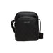 Black Calvin Klein crossbody bag featuring monogram pattern, ideal for men’s fashion