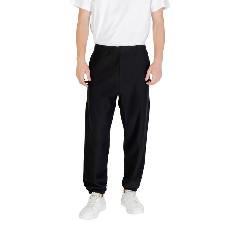 Noir Calvin Klein Pantalon de jogging slim avec ourlets élastiques et coupe décontractée en tissu doux