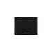 Black Calvin Klein textured leather wallet displayed in a product image