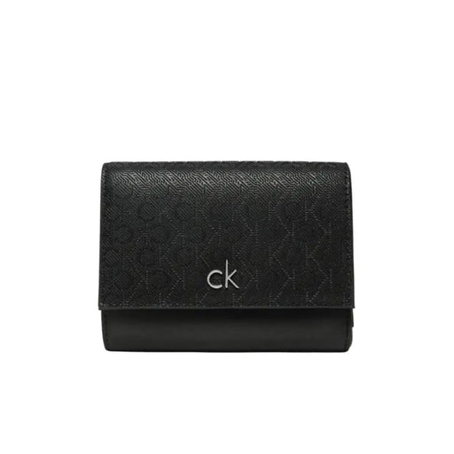 Black Calvin Klein Wallet featuring a sleek design and elegant branding