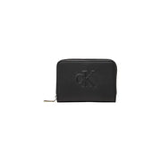 Black Calvin Klein Zippered Wallet displayed with sleek design and premium craftsmanship