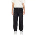 Black cargo pants with elastic cuffs by Calvin Klein for men, stylish and functional