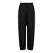 Black cargo pants with elastic cuffs and side pockets by Only Women Trousers