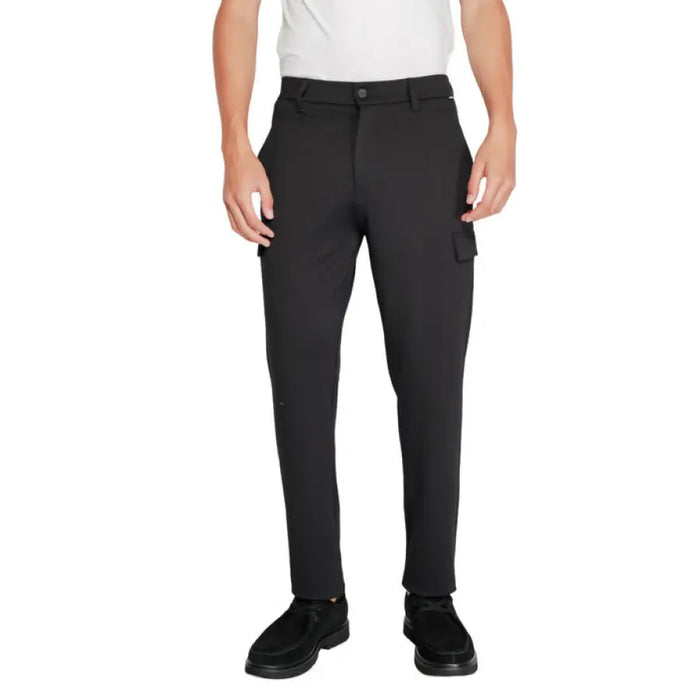 Black Cargo Pants displayed in the product image showcasing their stylish design and fit