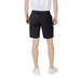 Black Cargo Shorts displayed in a product listing for men’s casual wear