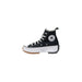 Black Converse Run Star Hike high-top sneaker shown in Black High Top Platform Sneaker image