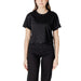 Black cropped T shirt and jeans displayed in the product Black Cropped T Shirt and Jeans