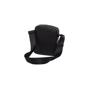 Black Calvin Klein crossbody bag displayed on a plain background
