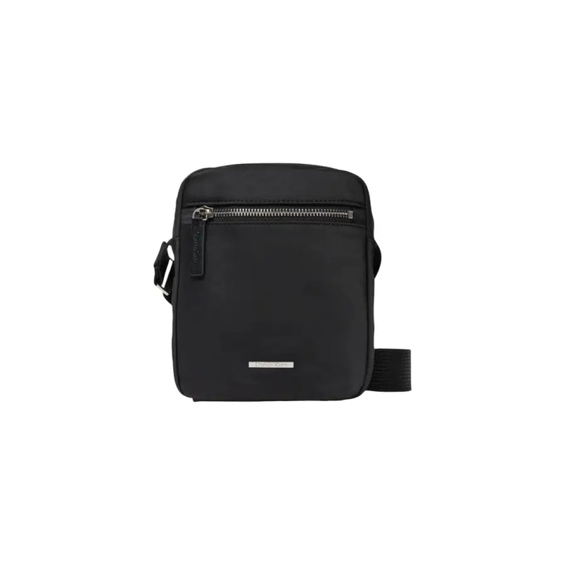 Navy Blue Crossbody Bag with a sleek black crossbody strap for everyday style